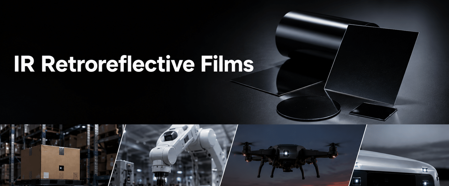 IR retroreflective films